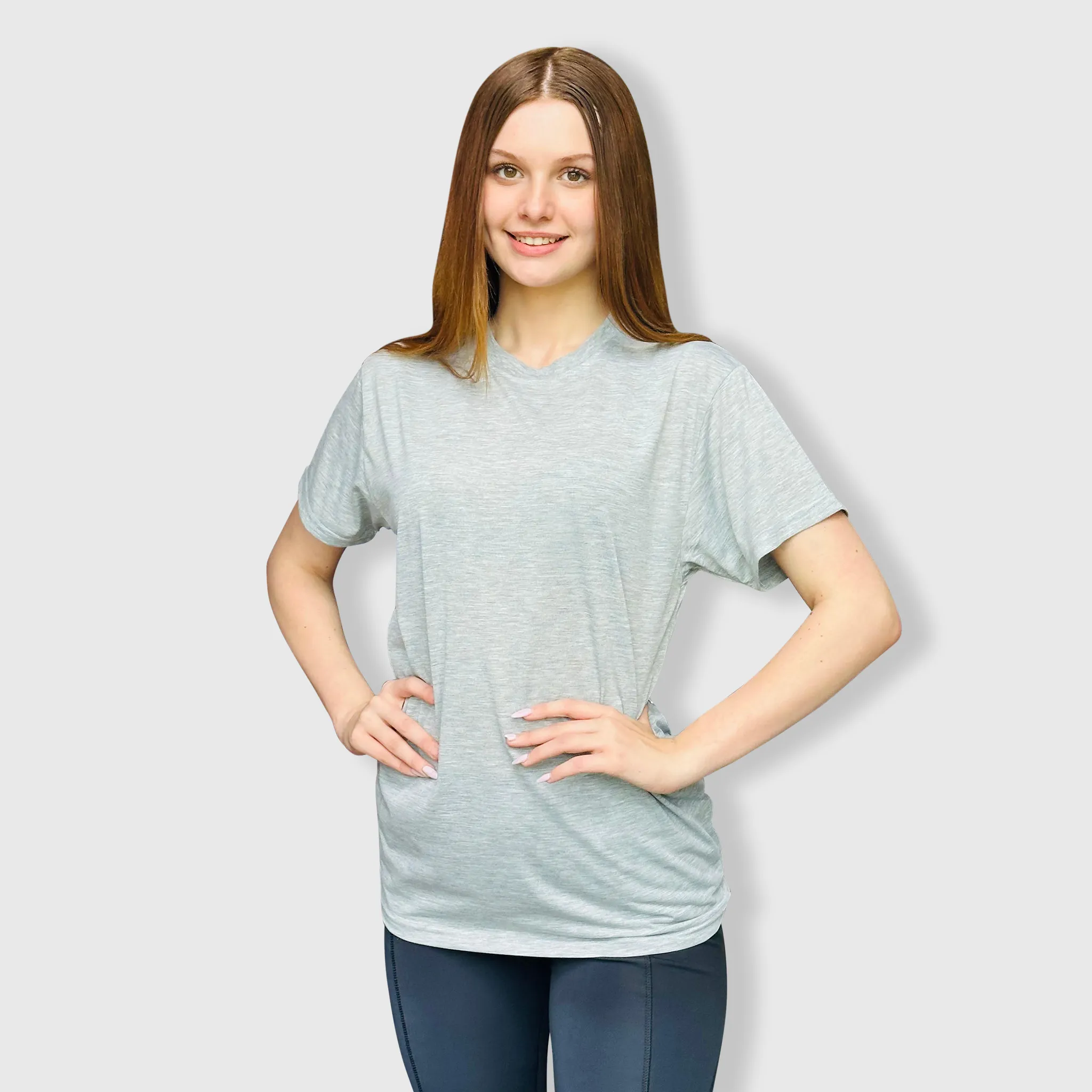 100% Polyester Cotton Feel Tees (Colors)