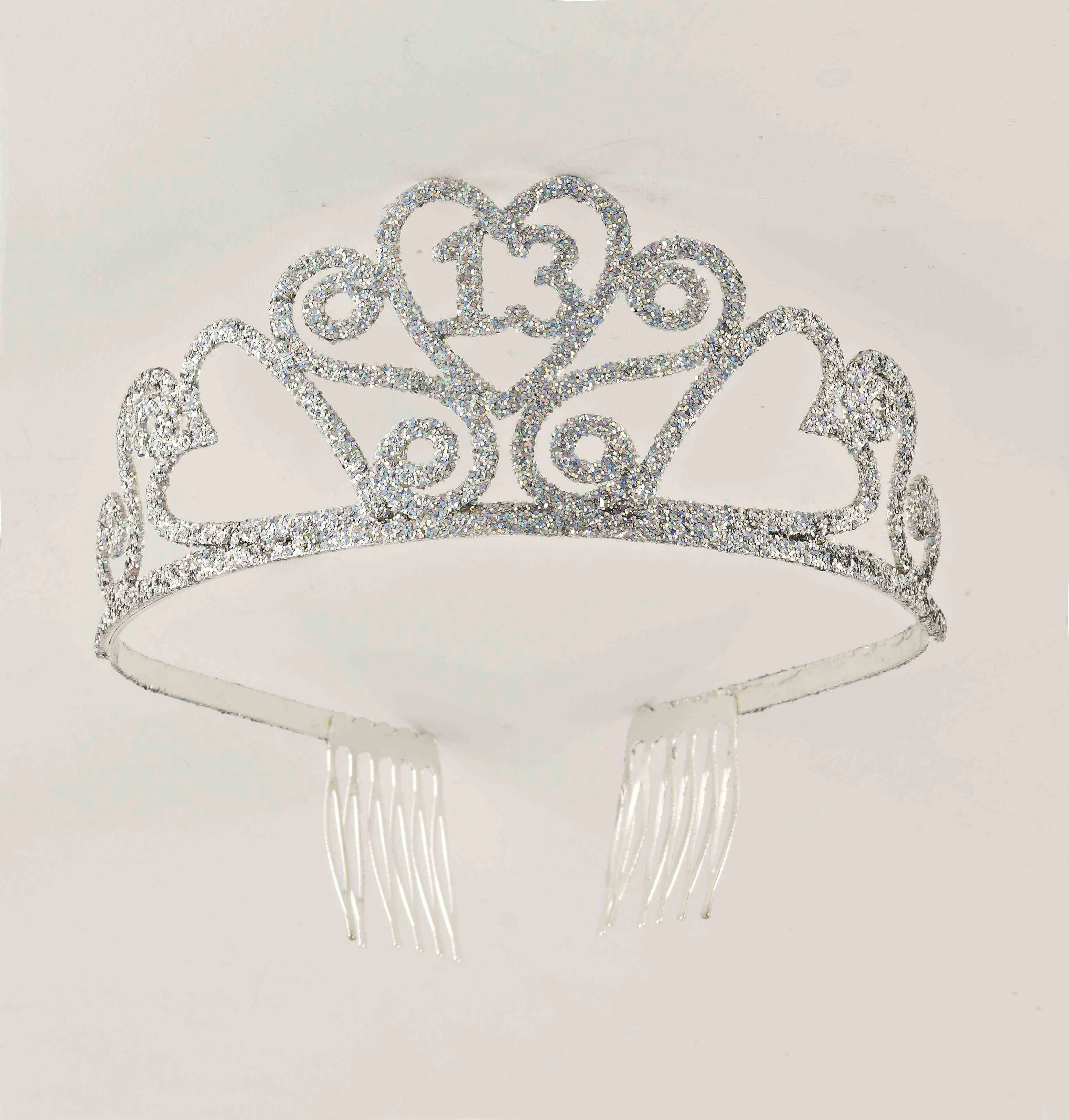 13th Birthday Glitter Metal Tiara