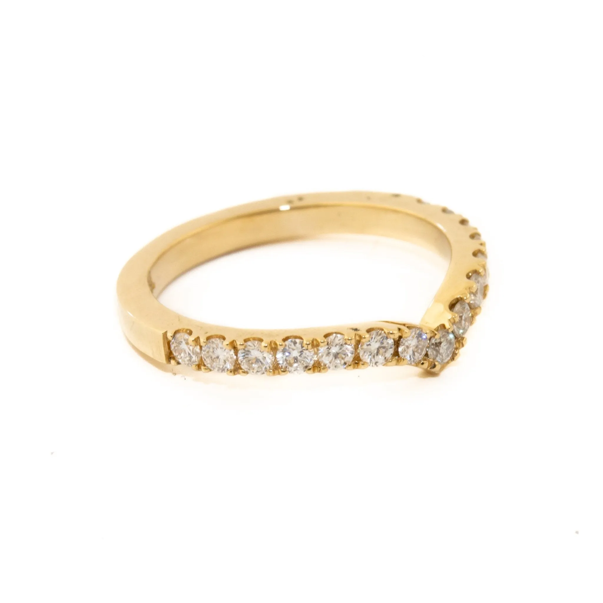 14 KT Gold x Pave Diamond Tiara Band