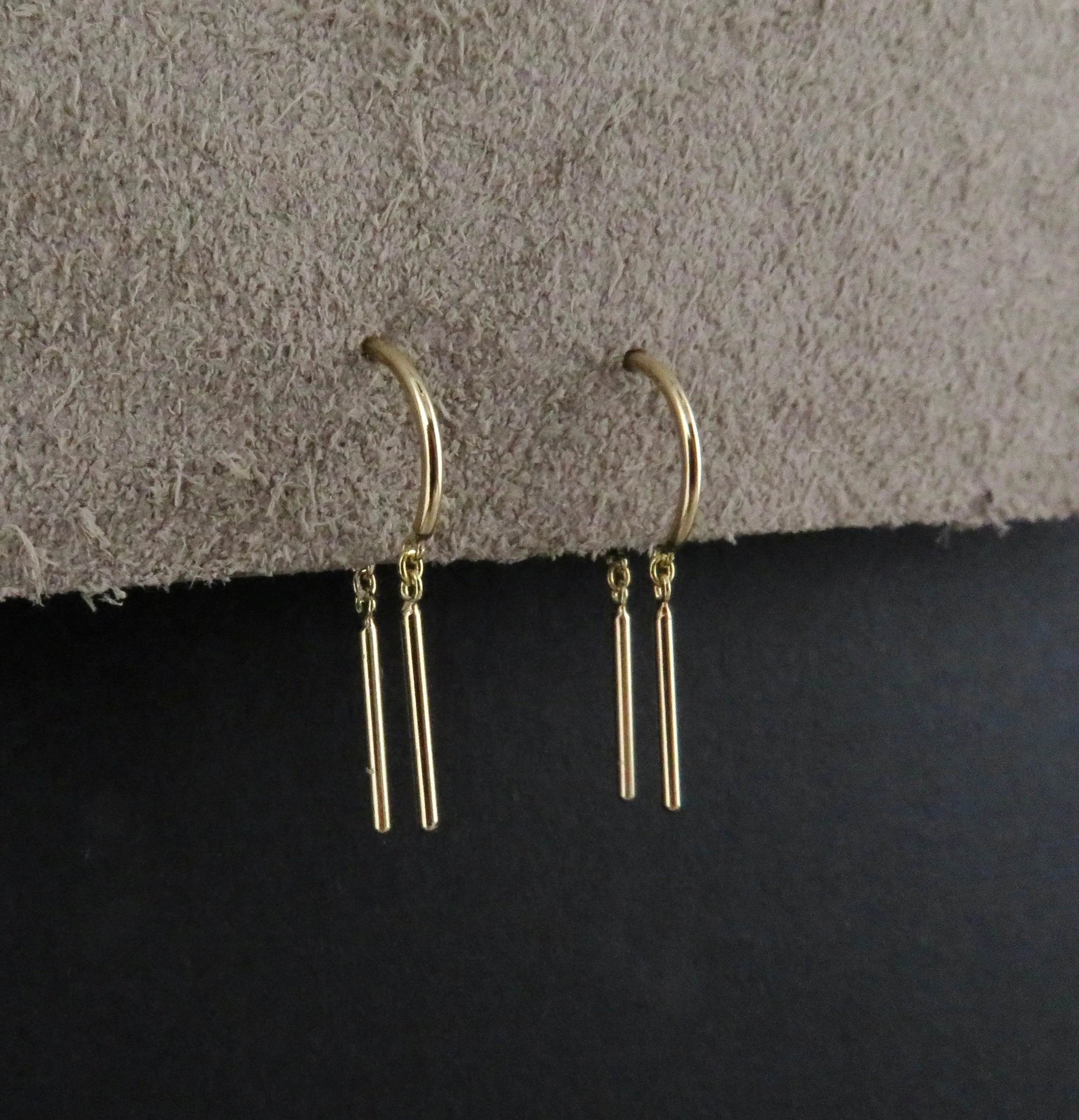 14k Gold Baby 'Chime' Threader Earrings