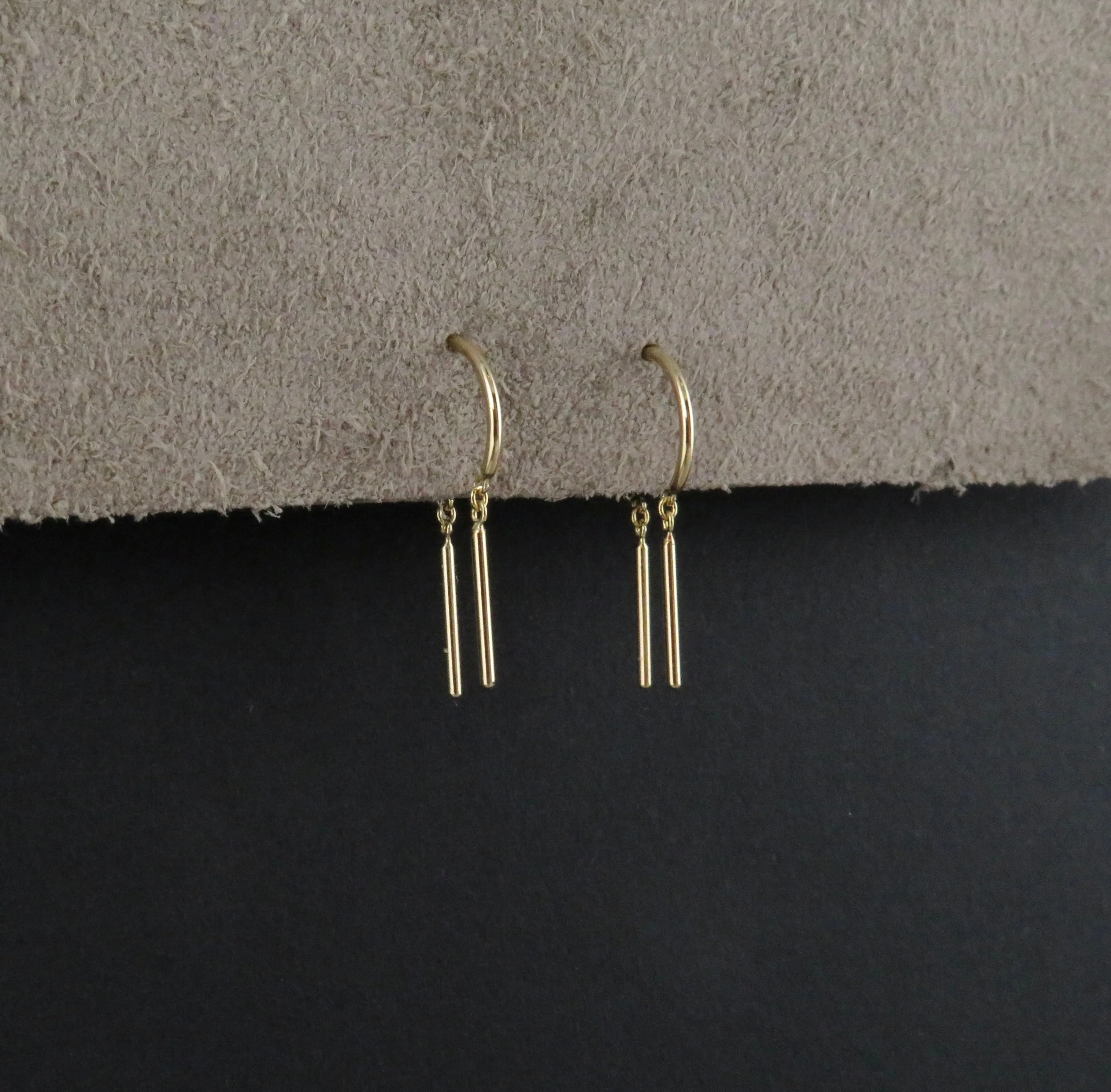 14k Gold Baby 'Chime' Threader Earrings