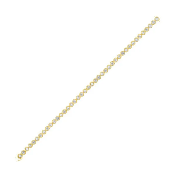 14KT Yellow Gold & Diamond Stunning Bracelet  - 2 ctw