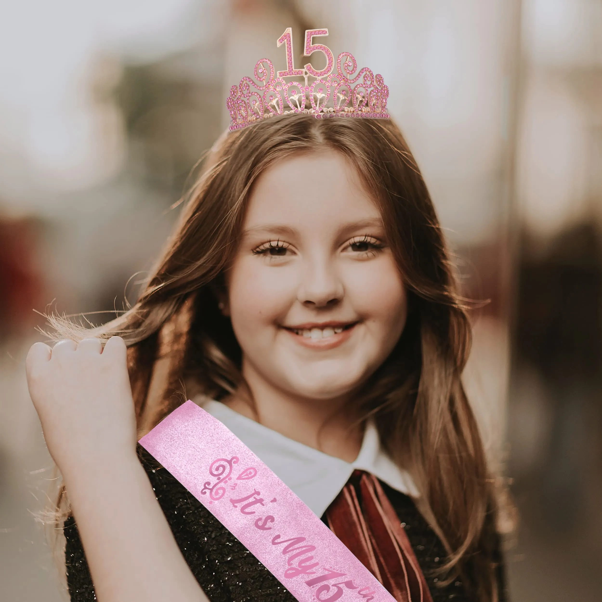 15th Birthday, 15th Birthday Decorations, 15th Birthday Tiara for Girls, 15th Birthday