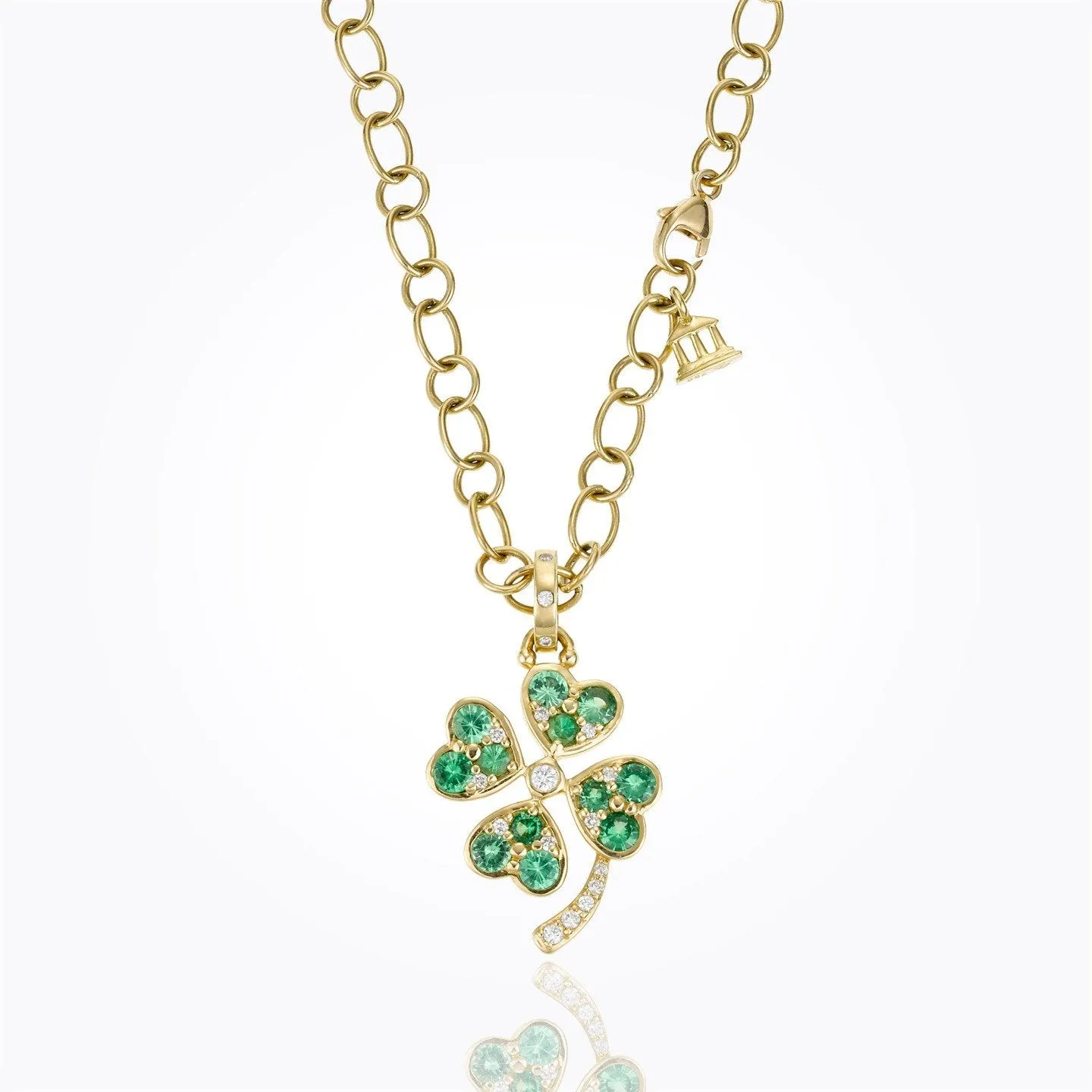 18K Clover Pendant