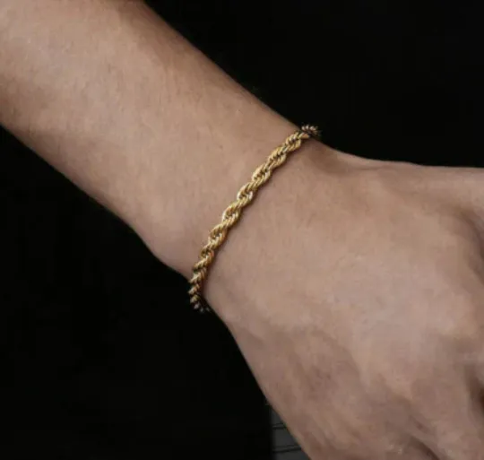 18K Gold-Filled Bracelet for Men