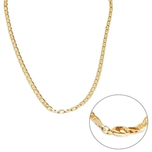 18k Gold Filled Mariner Link Chain 24