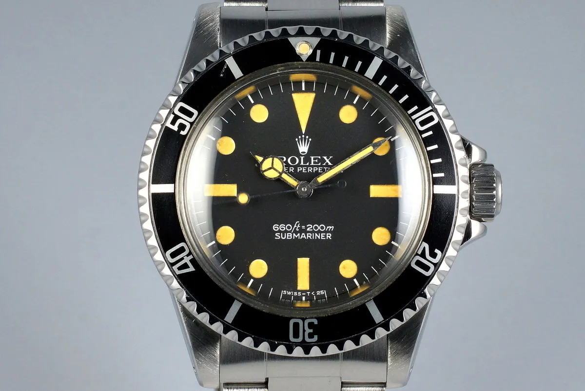 1979 Rolex Submariner 5513 Mark I Maxi Dial