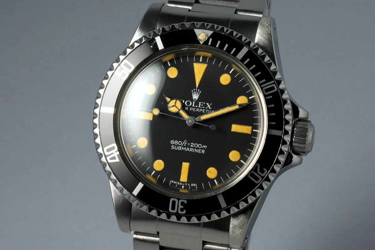 1979 Rolex Submariner 5513 Mark I Maxi Dial