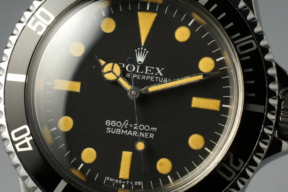 1979 Rolex Submariner 5513 Mark I Maxi Dial