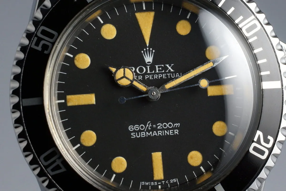 1979 Rolex Submariner 5513 Mark I Maxi Dial