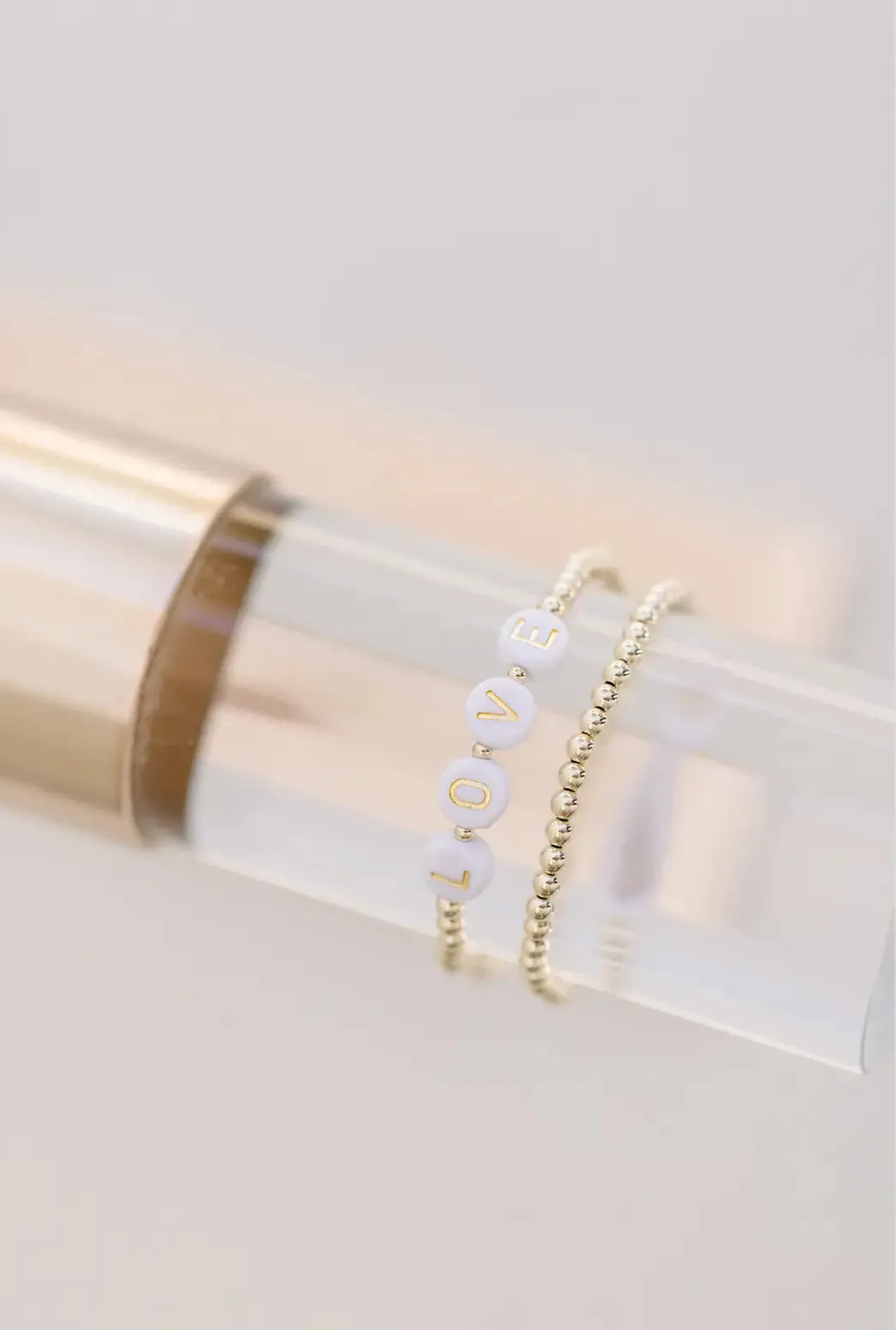 3MM Gold-filled Bead Bracelet