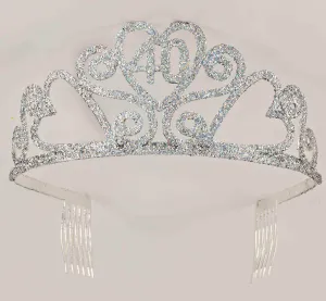 40th Birthday Glitter Tiara