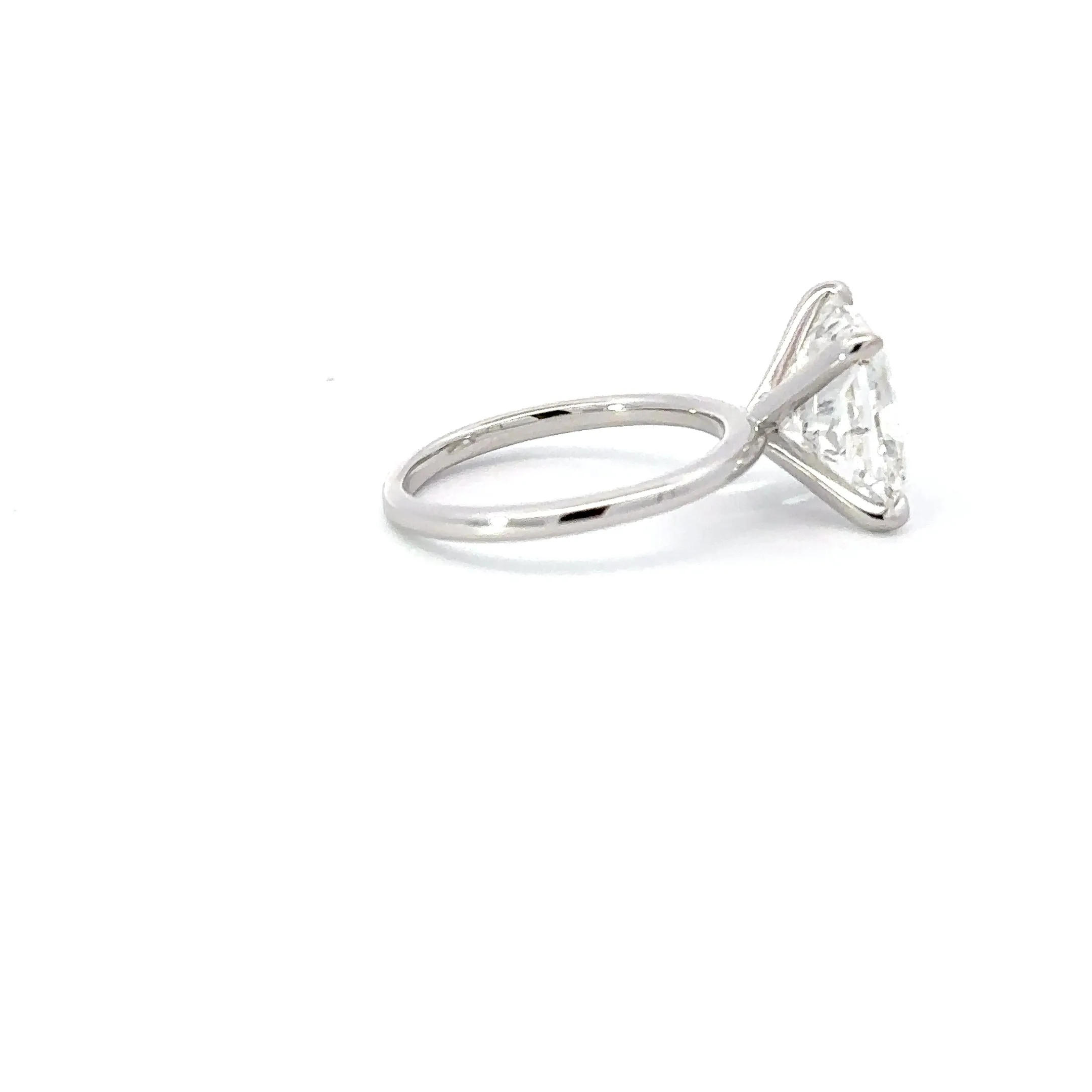 5.21 Radiant Lab Diamond Engagement Ring