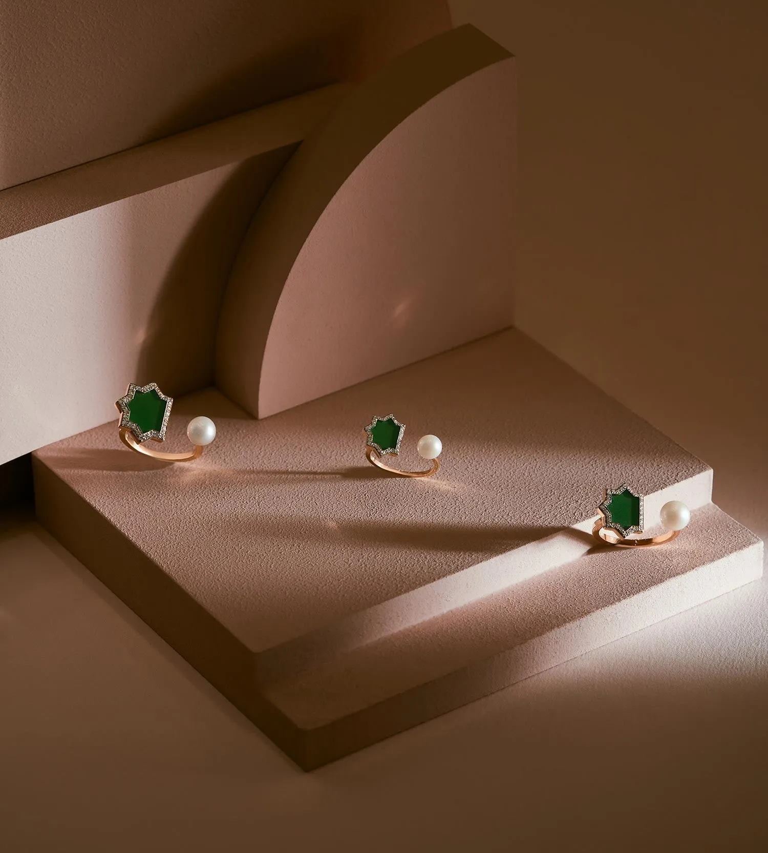 Andalus Midi Green Onyx Ring