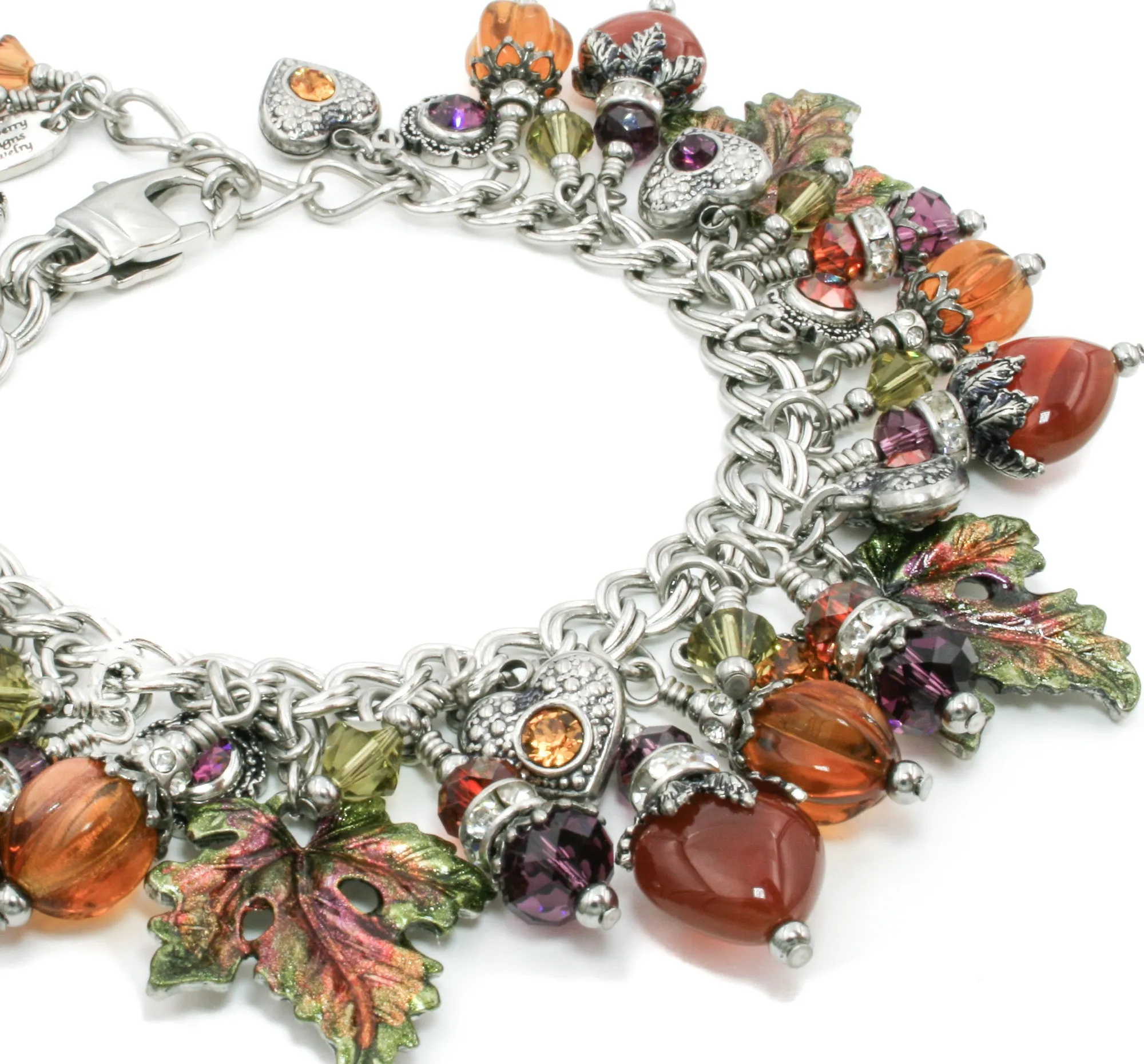 Autumn and Fall Charm Bracelet