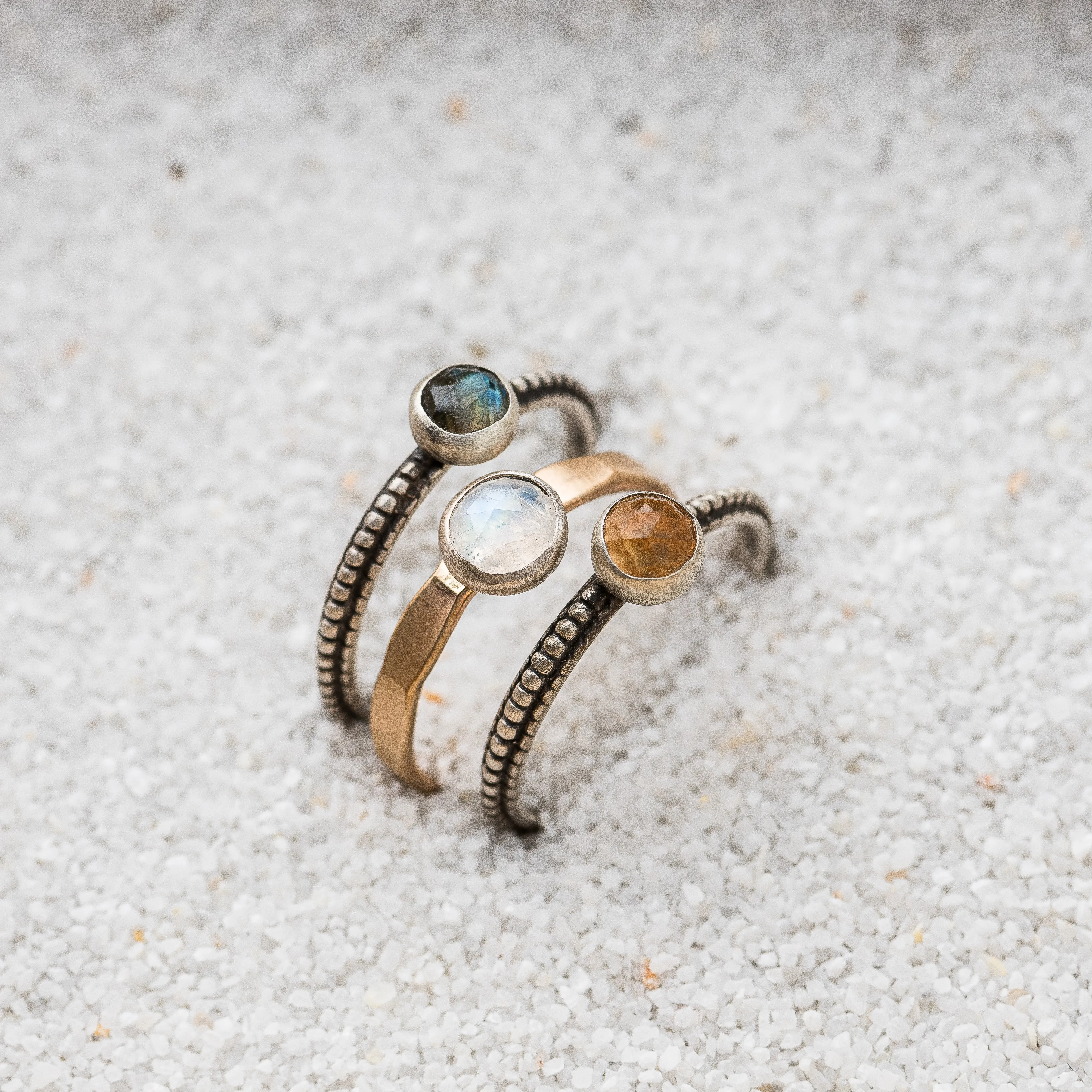 Autumnal Stacking Ring, Set of 3