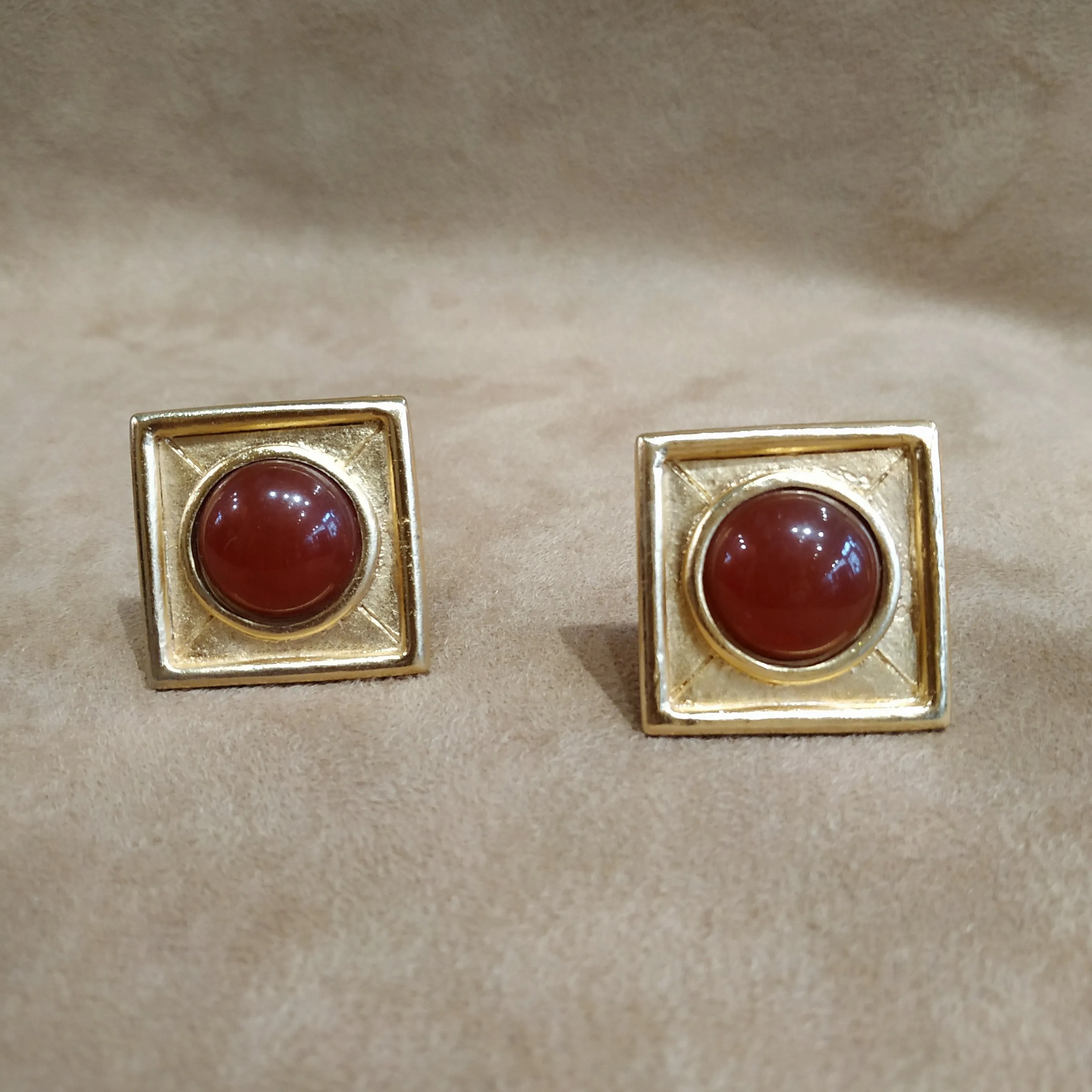 Balenciaga Vintage Square earrings