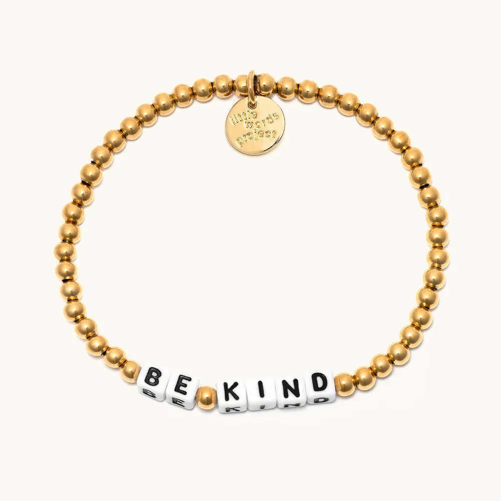 BE KIND  GOLD BRACELET