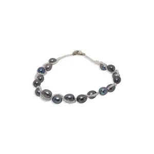 Blue Wrapped in Grace Baby Pearl Bracelet