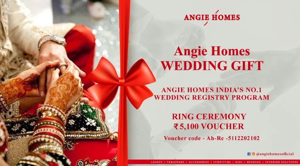 Book Mehendi Ceremony Gifts Voucher with AngieHomes