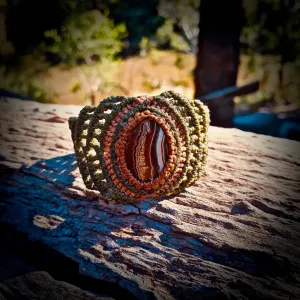 Brown rhodochrosite bracelet