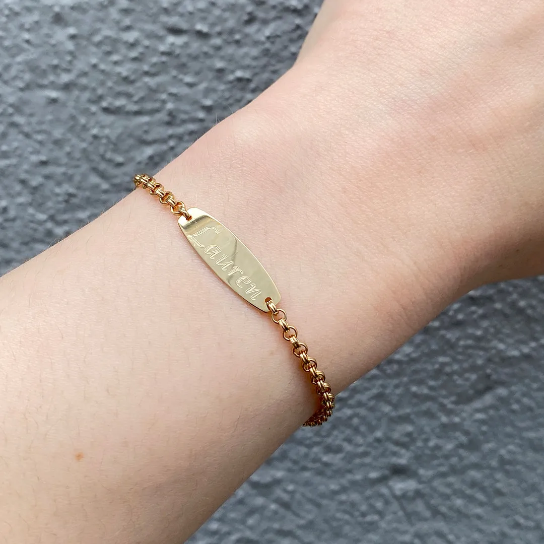 Child 14K Gold Filled ID Bracelet