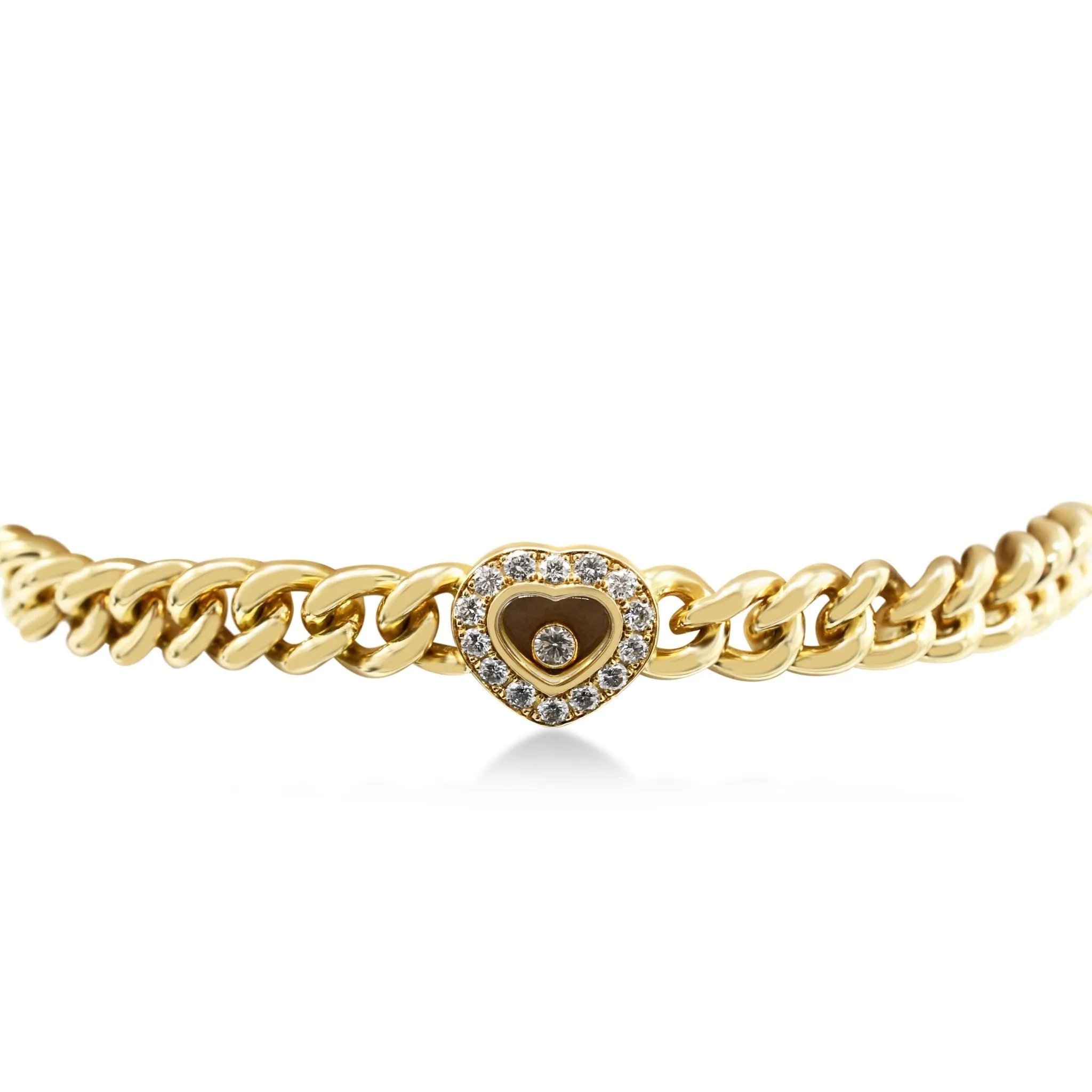 Chopard Happy Diamond Heart Bracelet - 18ct Yellow Gold