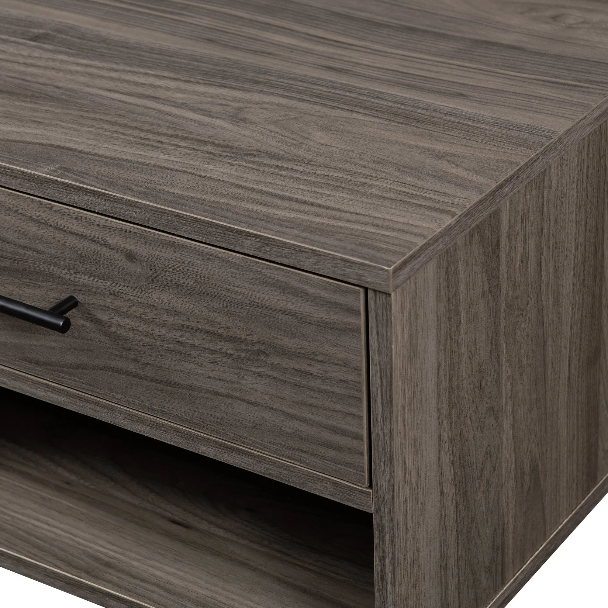 Croft 42" 2-Drawer Coffee Table with Hairpin Legs