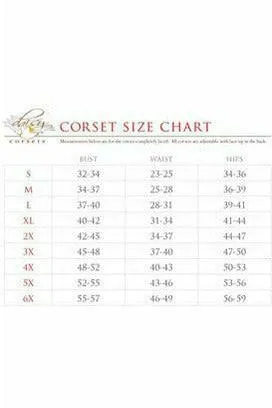 Daisy Corsets Top Drawer 6 PC Royal Red Queen Corset Costume