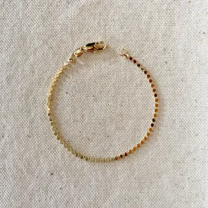 Dot Ball Bracelet: 6 inches