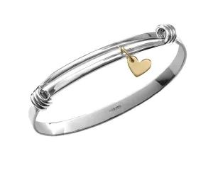 Ed Levin Sterling Silver Charming Signature Bracelet