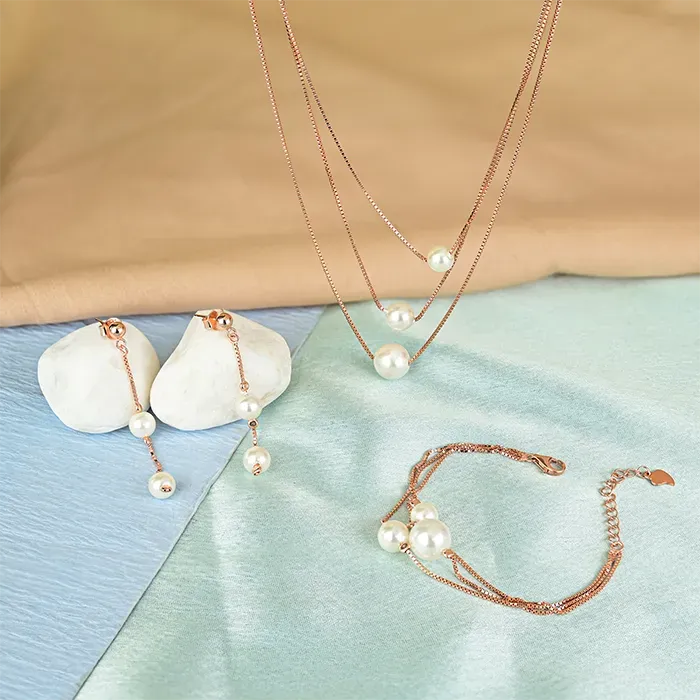 Elegance Pearl Jewellery Set