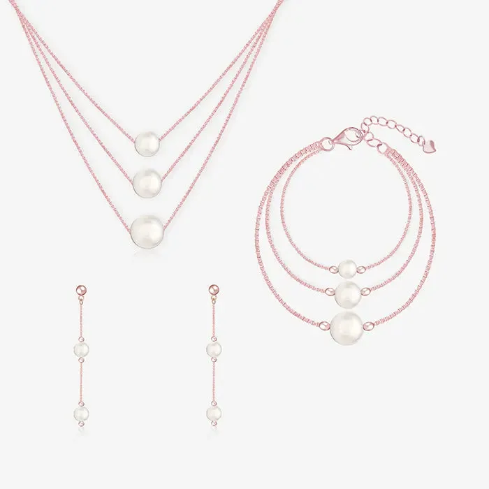 Elegance Pearl Jewellery Set