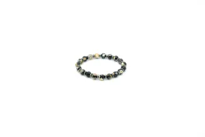 Elegant Hematite Yellow Bracelet