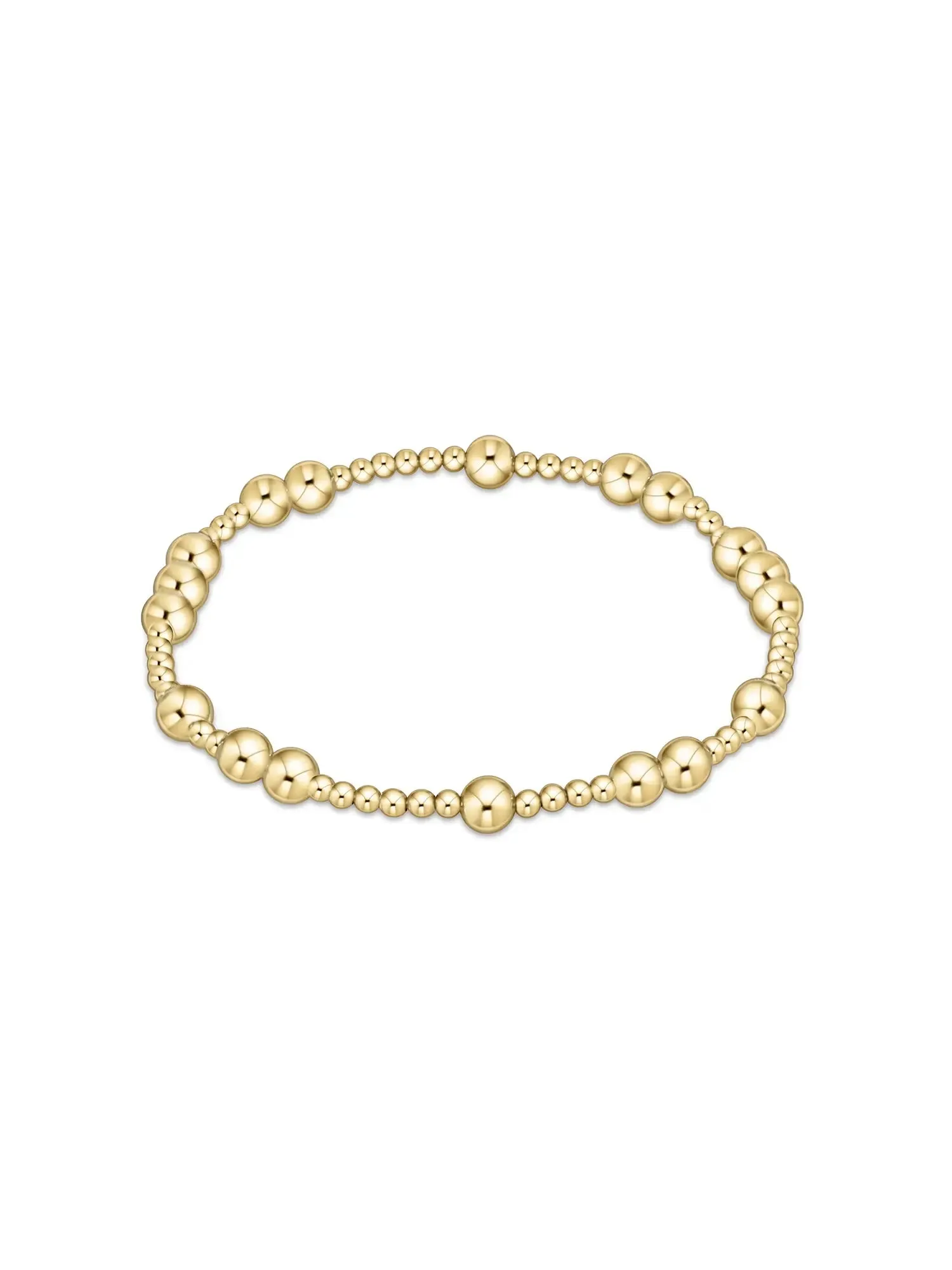 enewton Hope Unwritten Gold Bead Bracelet: 5mm