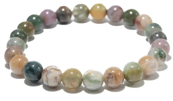 Fancy Jasper Natural Gemstone Bracelet