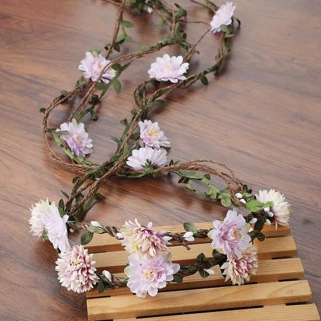 Flower Crown Bridal Headpiece