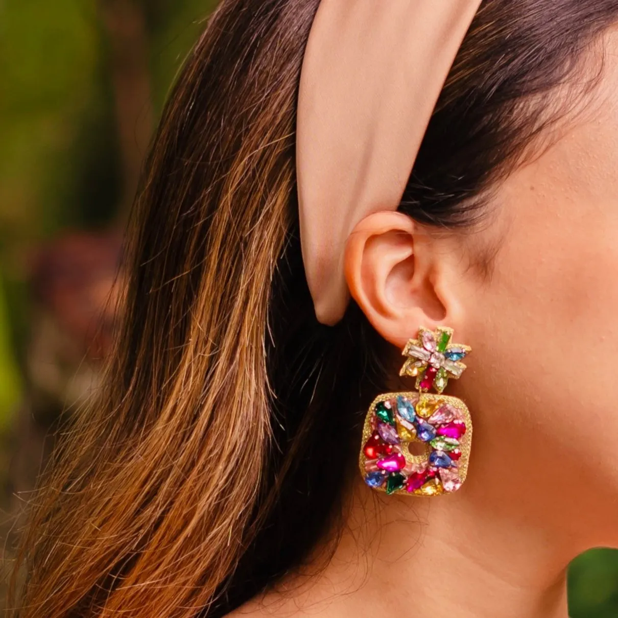 Gaia Jeweled Earrings