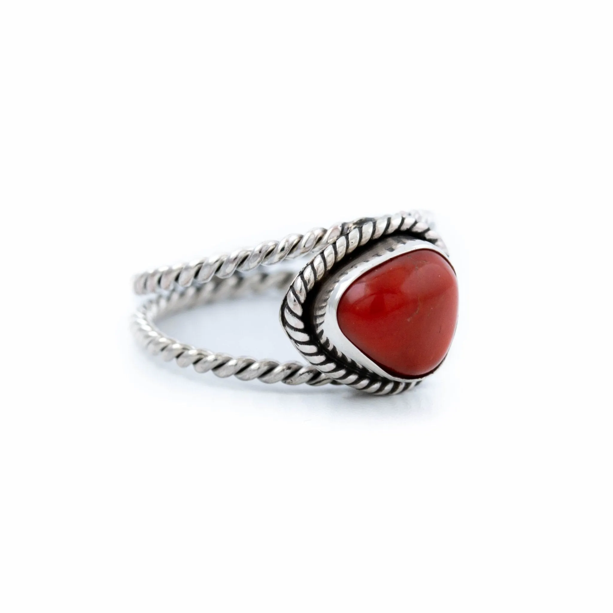 Gemmy Red Coral Ring