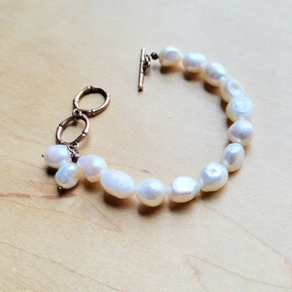 Genuine Freshwater Pearl Bracelet - The Jewelry Junkie