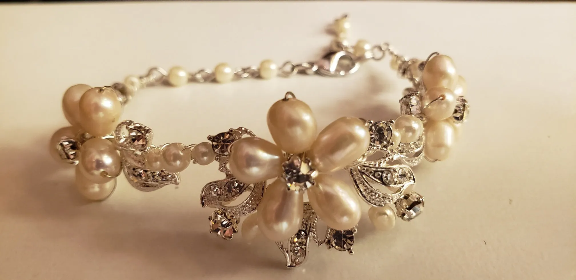 Gold Pearl Bracelet