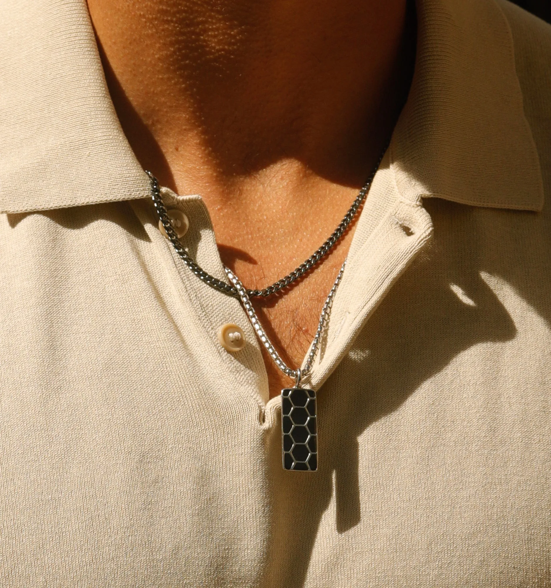 Hex Pendant Necklace