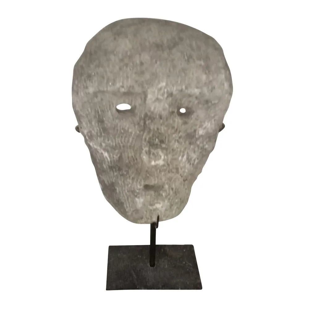 Jari Coral Mask on Stand