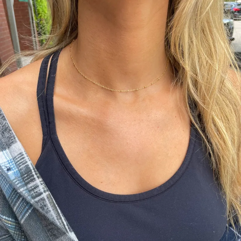 Jess Gold Filled Ball Chain Necklace