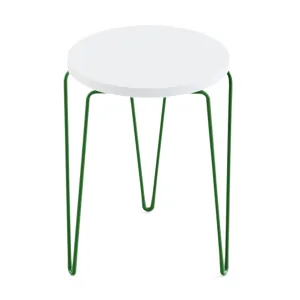 Knoll Hairpin Stacking Table by Florence Knoll - Green