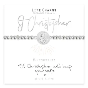 Life Charms - St. Christopher Bracelet