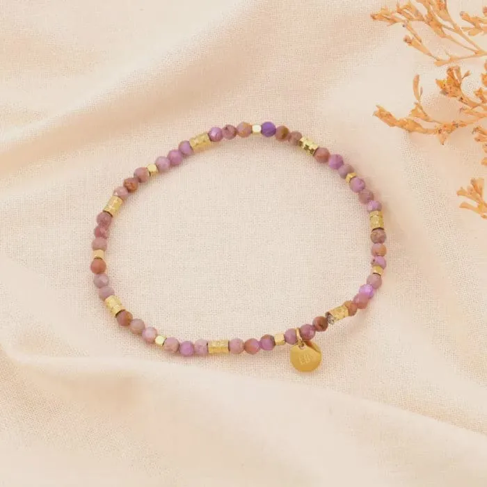 Lilas de Seine Faceted Stone Bracelet