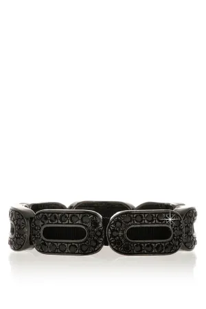 LK DESIGNS Dark Silver Black Bracelet