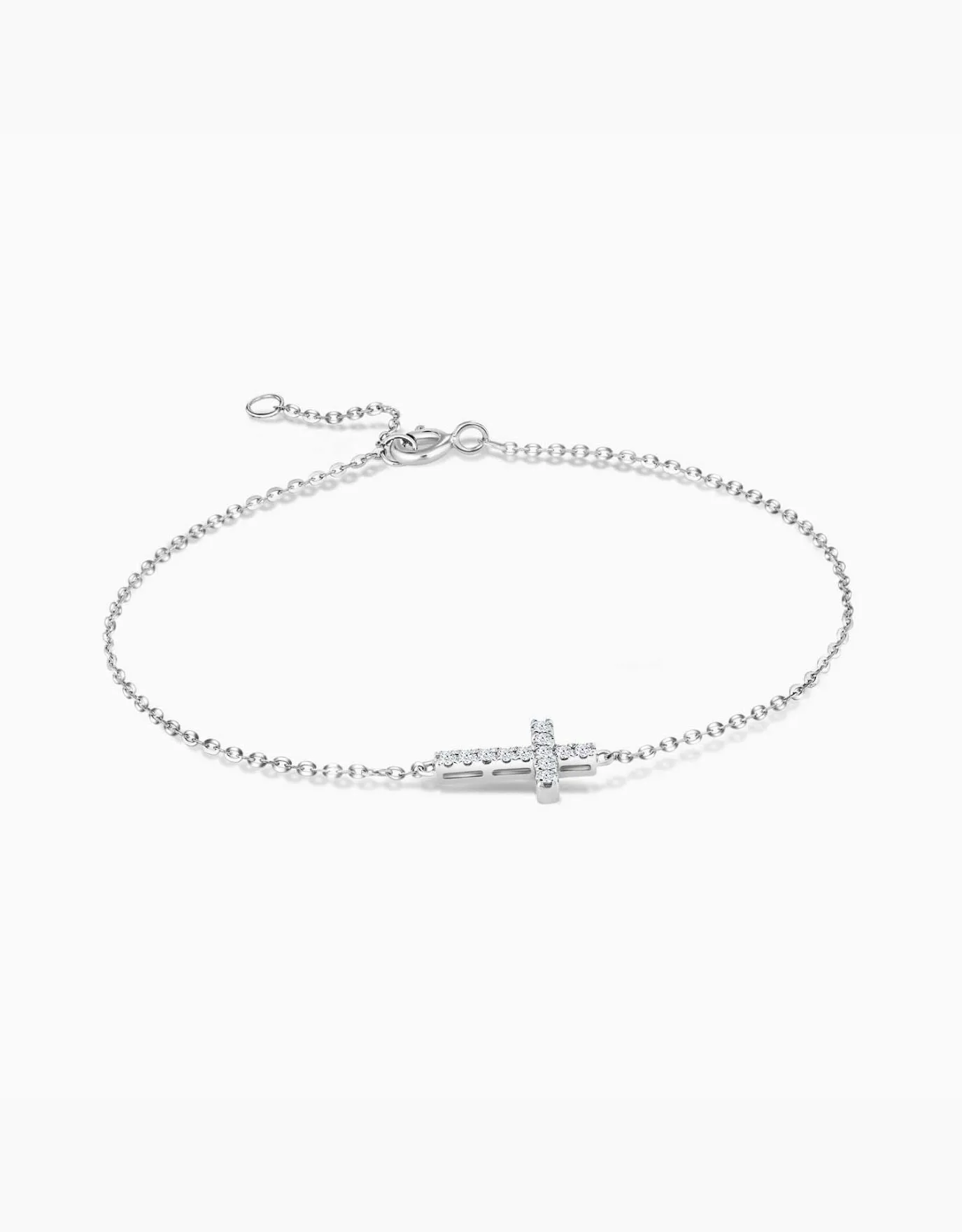 LVC Charmes Elegance Cross Diamond Bracelet