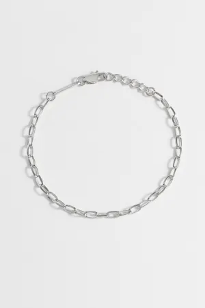 Mens Paperclip Chain Bracelet